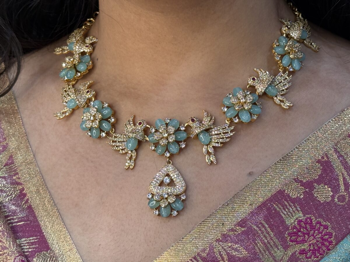 Beautiful Neckset with AD Stones